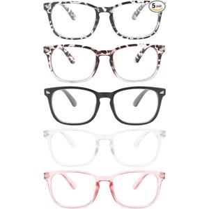 MIGSIR Blue Light Blocking Glasses for Computer Gaming, Fashion Fake Helps Reduce Screen Fatigue Eyeglasses for Women Men