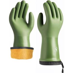 toolant Waterproof Winter Gloves, Balaena Freezer Gloves for Light Duty & Outdoor Adventure, Hiking, Camping, Washing (Small, Green)