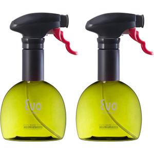 Evo Oil Sprayer Mini Non-Aerosol for Olive Oil, Cooking Oils, and Vinegars, Green, 8-Ounce Capacity, Set of 2