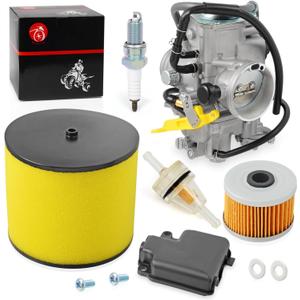 Carburetor & Air Filter Oil Filter For Honda TRX400EX Sportrax 400EX TRX400X 1999-2014 Carb