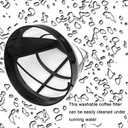 Reusable 4 Cone Coffee Filter, Permanent Filter Basket for 8-12 Cup Coffee Makers, Filter #4 Cone Coffee Filter for Brew Coffee Maker, Permanent Filter for Coffee Bar Brewer Accessories, 2 Packs