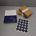 VNS Creations Thank You Cards With Envelopes Bulk Set & Stickers - 100 Pack 4x6 Blank Thank You Notes Bulk Box Set - Large Note Card Small Business, Wedding, Baby Shower & Bridal Shower - Navy Blue