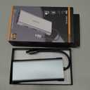 OPXYL 11-in-1 USB C Hub Multiport Adapter, USB C Docking Station with 4K HDMI, VGA 1080P, 100W PD, Ethernet, SD/TF, Audio, USB 3.0 Port, Laptop Dock for MacBook Pro/Air, iPad, Windows (Grey)