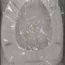 Delta Faucet Morgan Elongated Slow-Close White Toilet Seat with Non-Slip Seat Bumpers, White 811903-WH