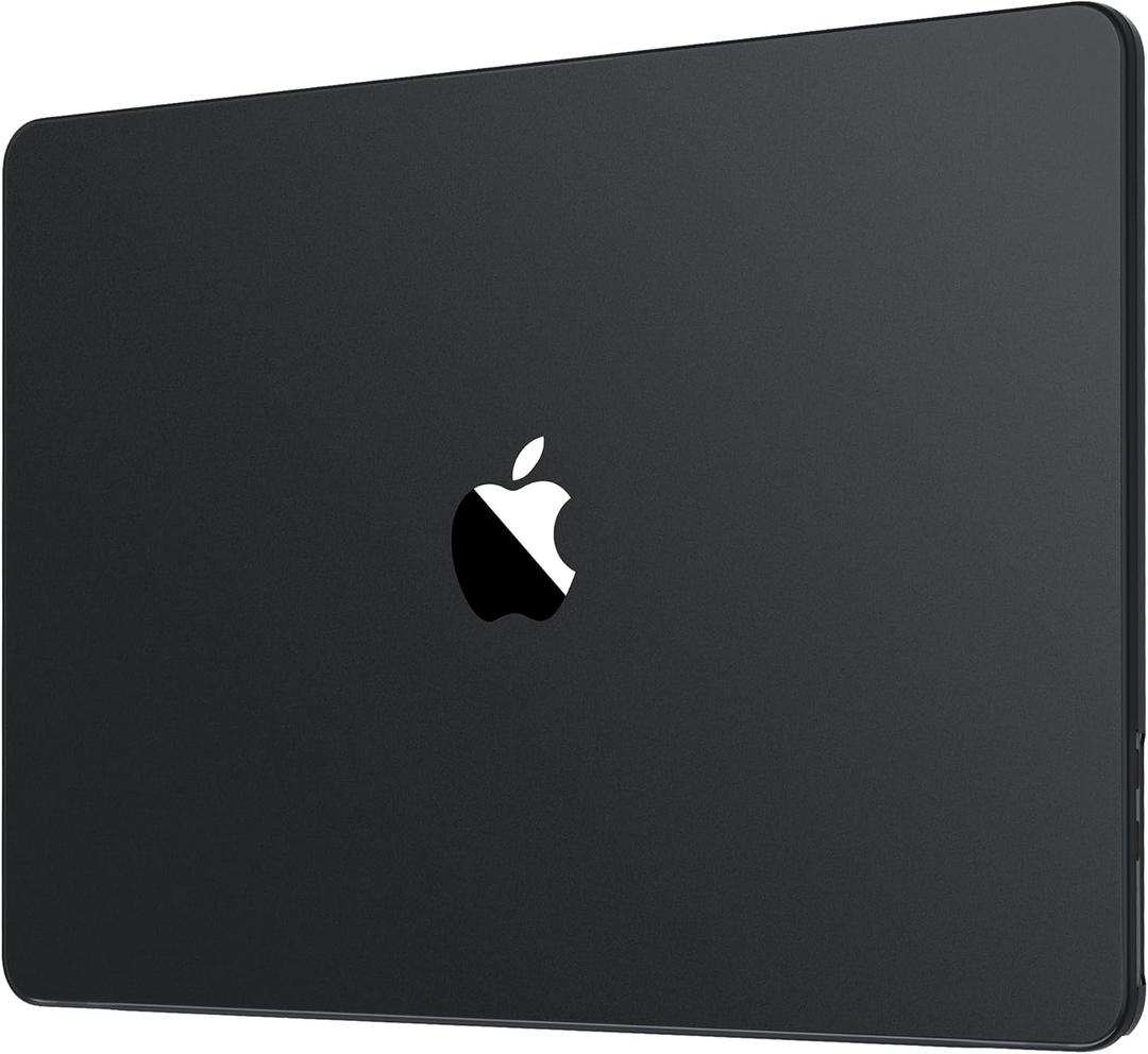 Soonjet for MacBook Pro 14 inch Case | M5 M4 M3 M2 M1 Pro/Max 2026-2021 | 100% Match Official Color | Protective Hard Shell Laptop Cover | Space Black Clear