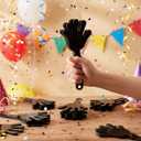 Junkin 48 Pcs Hand Clappers Bulk 7. 5 x 3. 5 Inches Noise Makers Party Favors Clapping Noise Maker Clacker for Birthdays Game Prizes Rewards Football Sporting Events Cheers Supplies (Black)
