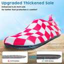 Metog Men Women Water Shoes Quick-Dry Aqua Socks Barefoot Slip-on for Beach Swim Sport Surf Yoga Exercise (XL)