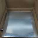 Stainless Steel Air Conditioner Drip Pan 17.3×15.7in with 6.6Ft Drain Hose and Clamp Leakproof Water Tray for External Unit HVAC and Portable Ac Drainage
