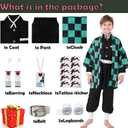 Cosplay Costume Coslpay Outfit for Halloween Kids Adult(green,adult XXL)