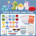 MINGOMINGO Crochet Kit for Beginners Kids - 6 Animal Amigurumi, Mother's Day Birthday Craft Gift Set, Step-by-Step Video Tutorials, 40%+ Yarn, Knitting Starter Kit for Girls Women Adults (Red)