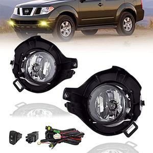 Fog Lights for 2005-2009 Nissan Frontier(w/Painted Bumper)/ 2005-2012 Nissan Pathfinder(w/Painted Bumper), 1 Pair Front Bumper Driving Fog Lamps With Harness Kit(12V 55W H11 Bulbs)