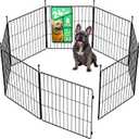 FXW MiniPaws Unleashed Dog Playpen, Expandable & Portable Design for Yard, RV Camping and Indoor Use, for Puppies and Small Dogs, 24-inch 8 Panels