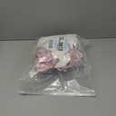 Prairie Dress Girls Pioneer Colonial Costume Floral 1800s Pilgrim Costume with Apron and Bonnet (9-10Y, Pink)