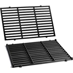 7638 Spirit Grill Grates Replacement for Weber Spirit II E-310 E-330 GS4 Grill Parts Weber Spirit E310 Grill Grates 300 Series 65906 Cooking Grates Weber Genesis Silver B C 1000 5000 Gold B C Parts (Spirit 300 series grates 17.5" x 23.8")