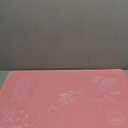 Silicone Pastry Mat 28" x 20" Extra Thick Non Stick Baking Mat with Measurements and Edge Heightening, Food Grade Silicone Rolling Mat for Pastry, Bread, Cookies, Pizza, Fondant, Pasta - Pink