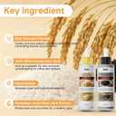 Peel Shot Glow Rice Ampoule Duo, Black and White Rice Exfoliant for Face and Body, Rice Exfoliator for Faces Dead Skin Cells Remover, Face Peel Shot Serum for Softens Cuticle (White+Black, 160ml)