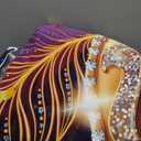 10x8ft Mardi Gras Backdrop Masquerade Carnival Photography Background Mardi Gras Party Decorations Banner Purple-Green Gold Beads Birthday Masquerade Party Supplies Photo Booths Props