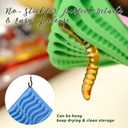Large Gummy Bear and Worm Mold Silicone, 4 PCS No Stick Chocolate Candy Gummy Molds for Edibles with 2 Droppers & Brush BPA-Free 100 Cavities, Ideal Gift for Kids Adult Halloween Party