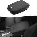 KBH Center Console Armrest Cover Upholstery for Lexus ES350 2007 2008 2009, Vinyl Leather, Arm Rest Replacement Cover, Anti-Scratch, Black
