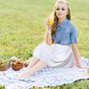 White Waist Apron with 2 Pockets, Vintage Adjustable Ruffle Apron, Adjustable Half Waitress Aprons with Long Ties and Pockets for Party Cooking Kitchen Coffee Shop