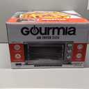 Gourmia Air Fryer Toaster Combo - 6-in-1 Multi-function Countertop Oven Adjustable Temperature & Timer, Fry Basket, Baking Pan, Oven Rack & Pullout Crumb Tray, Stainless Steel