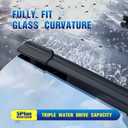 5 PLUS Windshield Wipers Replacement For 2013-2021 Buick Encore, 2015-2022 Chevrolet Trax Windshield Wipers, Original Equipment Automotive Replacement Windshield Wiper Blades 26"+14"+10"(3 Wipers)