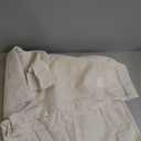 Ivory Cream Colored Patio Curtains for Sliding Glass Door Bedroom Light Filtering Sheer Linen Extra Wide Curtain for 60 62 64 66 Large Window Living Room Boho Decor Rod Pocket 2 Panels 84 Inches Long