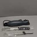 Electric Knife, Z3042 Electric Knife Set for Carving Meats, Poultry, Bread, Crafting Foam & More, 2 Blades for Meats & Bread, Fork Included (Black) (Black)
