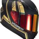 VCOROS Motorcycle Full Face Helmet for Unisex-Adults DOT Approved WS-609 Motorbike Street Bike Racing Helmets