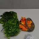 Grddaef Reptile Vines Plants for Terrarium, Flexible Vines Jungle Climbing Branch with Leaves Tank Decor for Snakes Bearded Dragons Geckos Hermit Crabs Lizards Chameleons