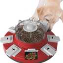 Dog Treat Puzzle Slow Feeder Toys, Dog Food Treat Dispenser/Slow Feeder/Interactive Enrichment Toys for Large/Medium/Small Dogs, Puppy Boredom Buster and Mentally Stimulating, Level 2 in 1