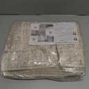 Long Bathroom Rugs Runner - Washable Runner Rugs for Hallway 2x10, Ultra-Thin Soft Kitchen Carpet Runner, Anti Slip Backing Runner Rugs for Entrance, Bedroom, Living Room(2'x10', Brown/Ivory)