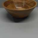 Samhita Acacia Wood Fruit Bowl for Fruits or Salads,Serving Dish Looks Absolute Beautiful With Your Kitchen (10" x 10" X 4")