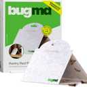 BugMD Pantry Moth Traps (6-Pack)  Pheromone-Based Sticky Glue Traps, Non-Toxic, Kills Indian Meal Moths  Kitchen & Food-Storage Safe - White