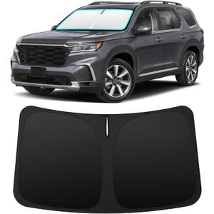 INSAUTO Custom Fit Windshield Sun Shade Accessories for Honda Pilot 2016-2026, Foldable Front Window Sunshade, UV & Heat Reflector, Keeps Interior Cool, Includes Storage Bag