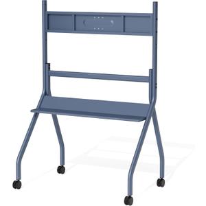 Smart Board Stand for Interactive Whiteboard 55"-86", Mobile Stand with 4 Lockable Wheels, Whiteboard Portable Cart for the Modern Office School Classroom Home, Stable, Easy to Install and Move