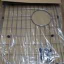 Serene Valley 27-9/16" x 14-9/16" Sink Protector, Rear Drain with Corner Radius 3/16", Sink Grid NLW2815R, Medium