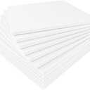 BXI Thickened Sound Absorbing Panels - 12 Pack 12 X 12 X 0.5 Inches Dense Acoustic Panels, Echo Noise Reducing Sound Panels, Tackable Studio Panels for Wall and Ceiling Acoustic Treatment (White)