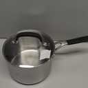 KitchenAid Stainless Steel Induction Saucepan with Lid, 3 Quart - Brushed Stainless Steel