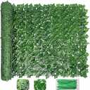 Bybeton Artificial Ivy Privacy Fence Screen - 40" X 120" UV-Anti Fake Leaves Vines - Patio Balcony Privacy, Garden, Backyard Greenery Wall Decor