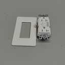 SURAIELEC 20Amp GFCI Outlet with Nightlight, Dusk to Dawn LED Night Light, GFCI Night Light Outlet 6000K, Tamper Resistant GFCI Elecrtical Receptacle, ETL Listed, Screwless Wall Plate, White, 1 Pack