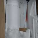 TEENFON Pedestal Sink Storage Cabinet with 2 Doors and Drawer, Bathroom Sink Cabinet, Under Sink Storage with U-Shape Cut-Out, White