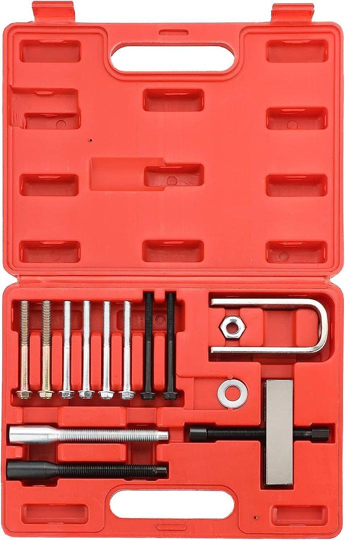 Car Steering Wheel Puller Compressor Remover Set | Automotive Steering Wheel Lock Plate Compressor Removal Tool Kit, for Most Cars, SUVs and Light Trucks