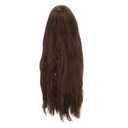 PATIKIL 9'' Long Hair Doll Wig, Soft Silk Toy Head Wig Hair Accessories for 15.5-17.5cm Head Circumference DIY Handmade, Dark Brown