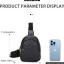 Small Crossbody Bags for Women, Sling Bag for Men, Cute Sling Backpack for Travel Hiking Running