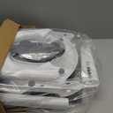 Potty Training Seat, SKYROKU Upgrade Toddler Toilet Seat for Kids Boys Girls, 2in1 Potty Training Toilet, Splash Guard Anti-Slip Pad Step Stool,New Sector-Shape Stabilized Base and heavier (8899 Grey)