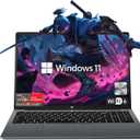 2025 AMD Laptop, 16.0inch Laptop Computer with AMD Ryzen 7 5700U(8C/16T, Up to 4.3GHz), 16GB RAM 512GB NVMe SSD Windows 11 Laptop, Radeon RX Vega 8 Graphics,WiFi 6, Backlit KB,53Wh Battery,Gray (Grey)