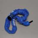 Sportneer Bike Lock: 5 Digit Combination High Security Anti Theft Bike Chain Lock - 3.2/3.6/4ft Heavy Duty Keyless Bicycle Lock for Bike, Motorcycle, Scooter, Door & Gate - 4/6mm Thick, Easy to Use (Blue)