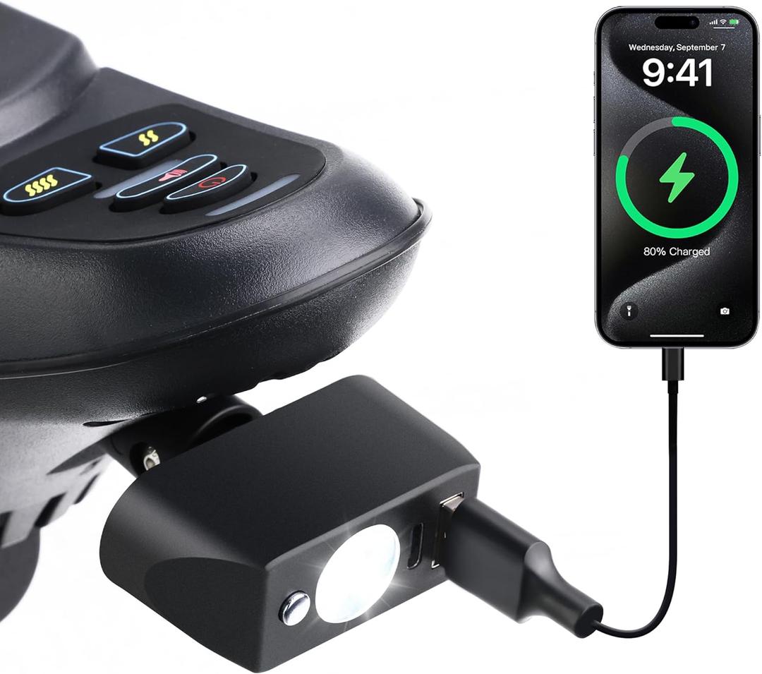 Electric Wheelchair Led Light Power Wheelchair Accessories,3 Pin XLR Head High Brightness Adjustable Angle, Night Lighting Controller for Most Models of Motorized Wheelchair