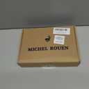 Rouen Mens Golf Shirt Moisture Wicking Dry Fit Performance Stripe Casual Collared Short Sleeve Golf Polo Shirts for Men (Gray, M)